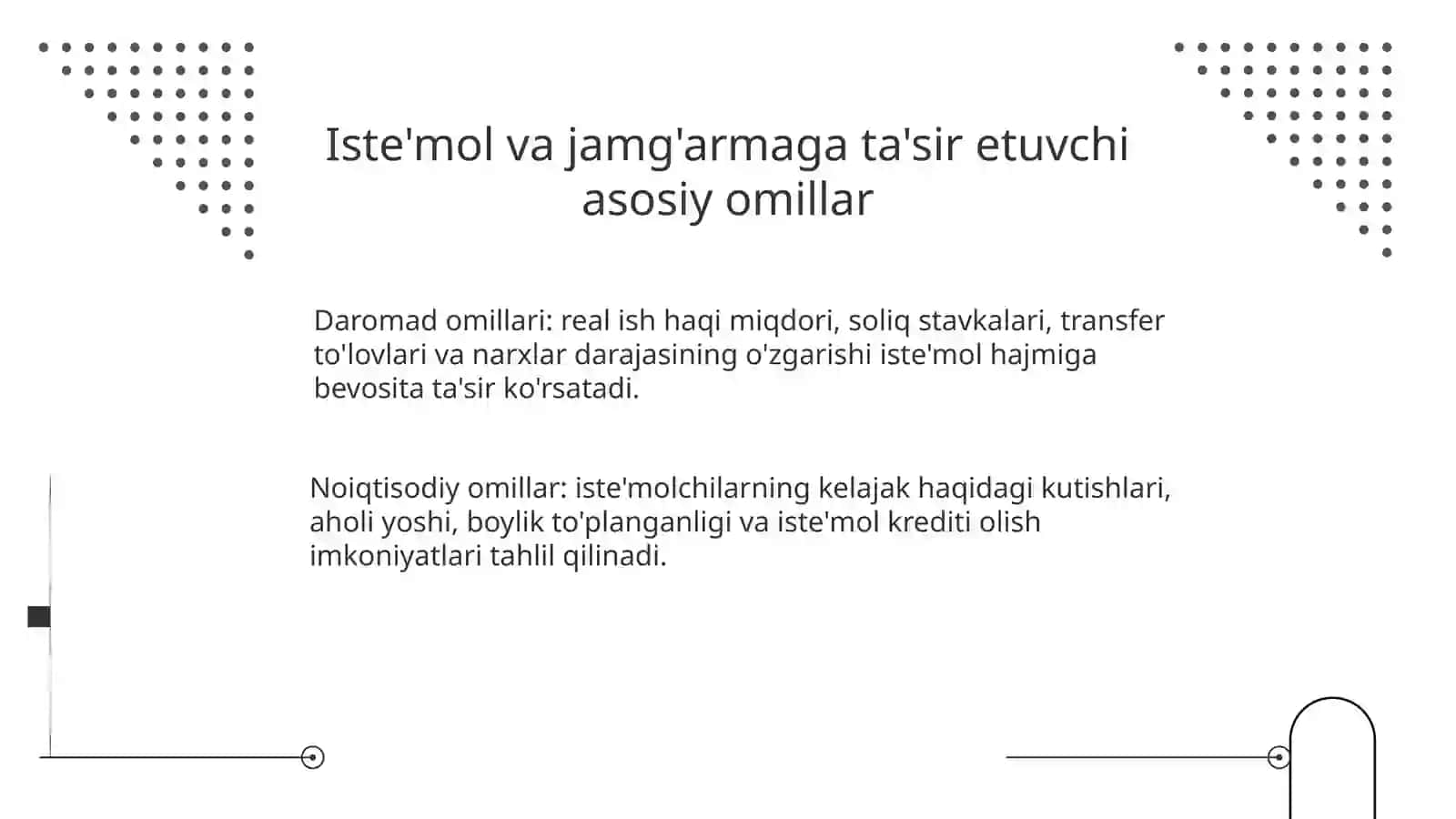 Iste'mol va jamg'arma: Asosiy tushunchalar va makroiqtisodiy ko'rsatkichlar tahlili 3