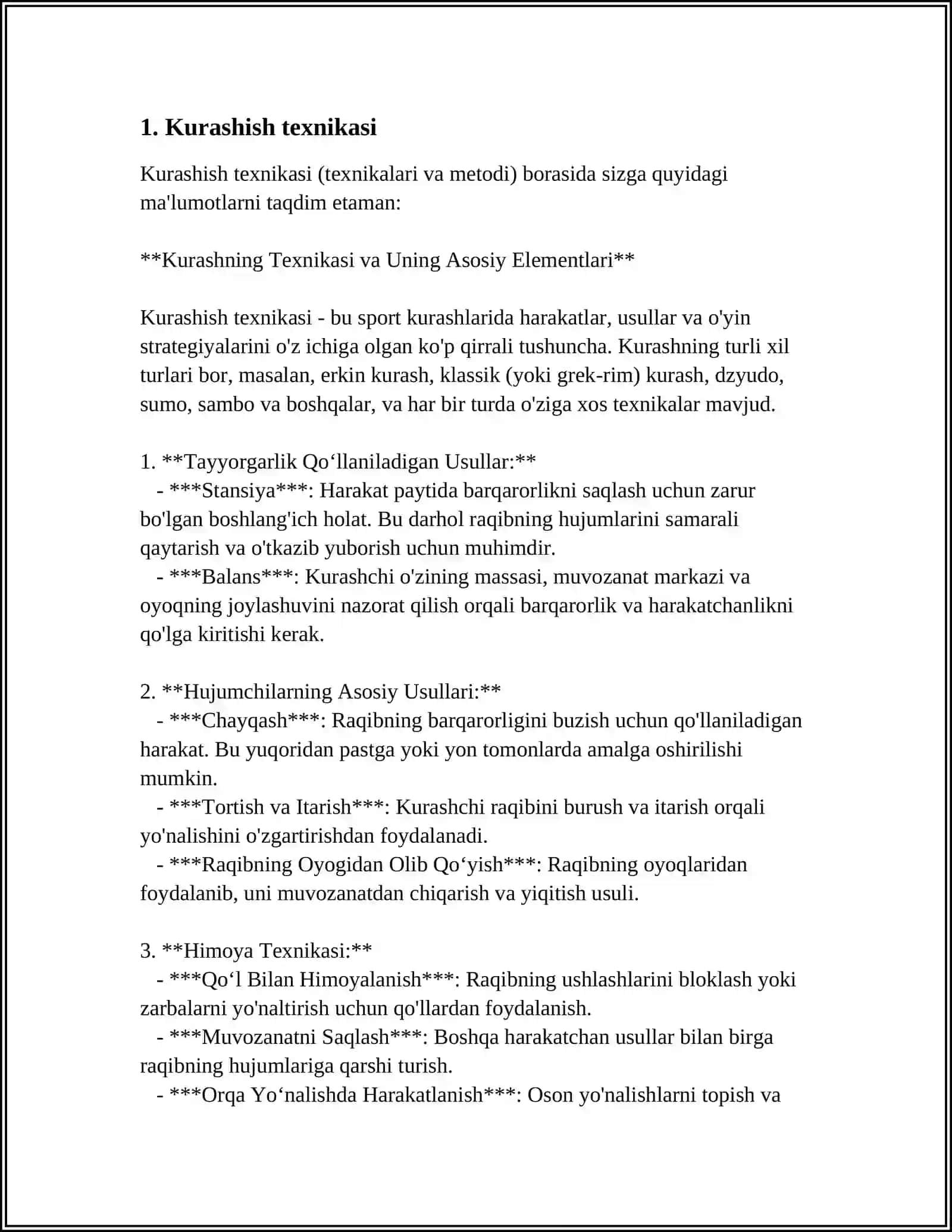 OITSGA QARSHI KURASHISH KUNI 3
