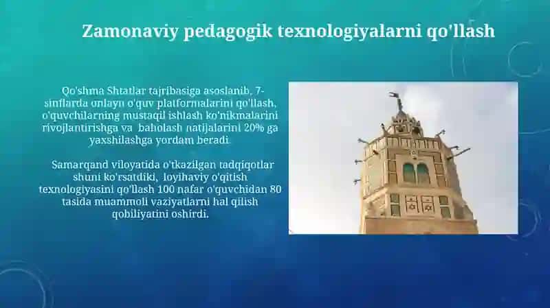 Tarbiya tizimida samaradorlikka erishish usullari 3