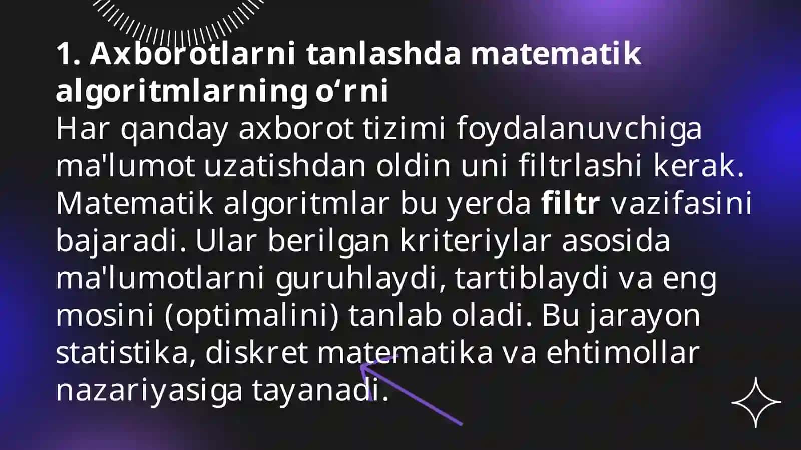 Axborotgaishlovberishning matematikasoslari 3