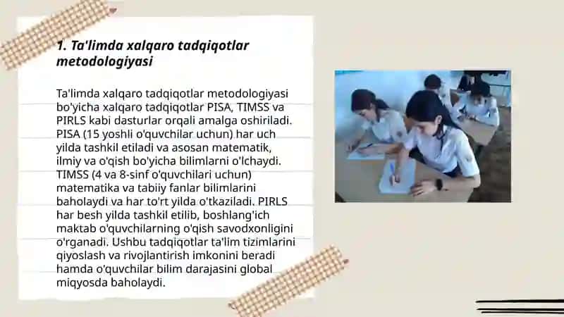 Xalqaro Baholash fanidan taqdimot 3