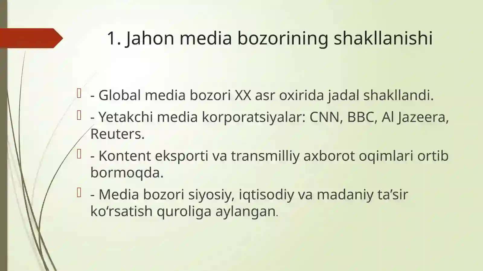Jahon mediava axborot makonida raqobat muhiti 3