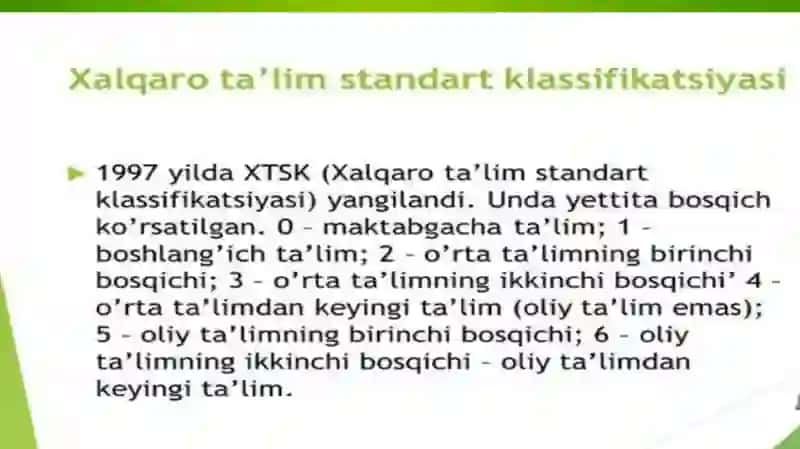 Meyliyeva Gulbahorning Xalqaro Baholash Fanidan Tayyorlagan Taqdimot 3