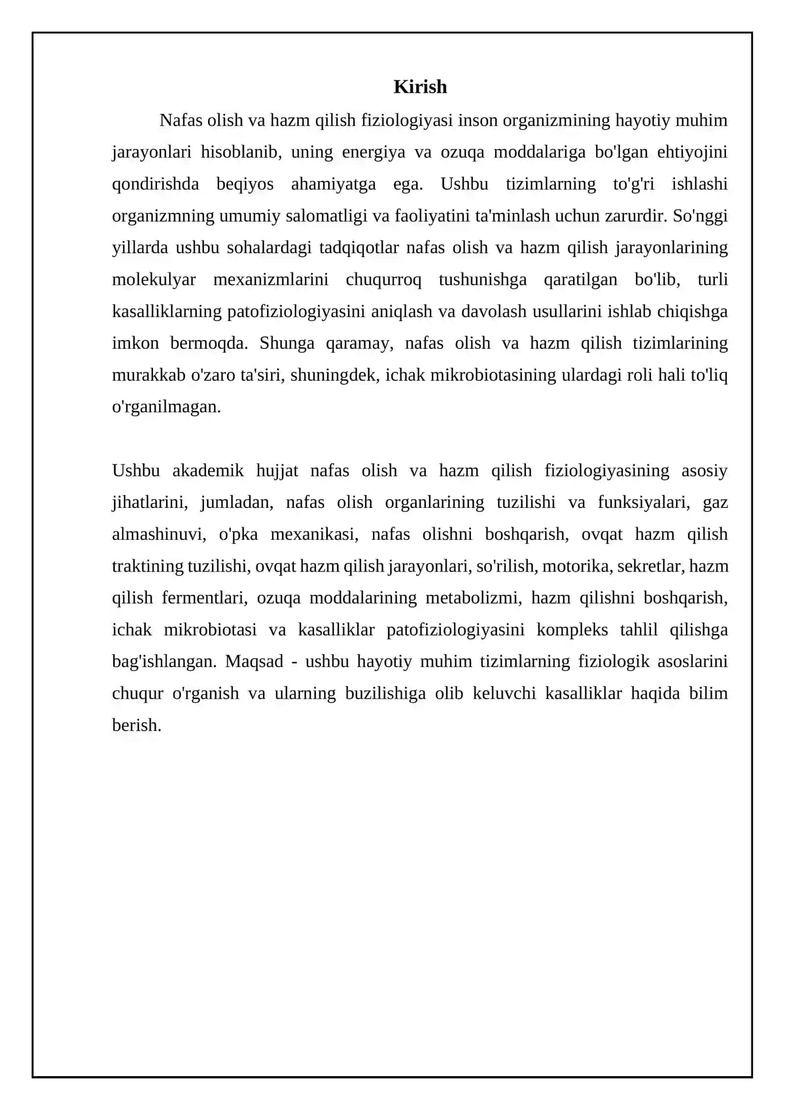 Nafas olish va hazm qilish fiziologiyasi 3