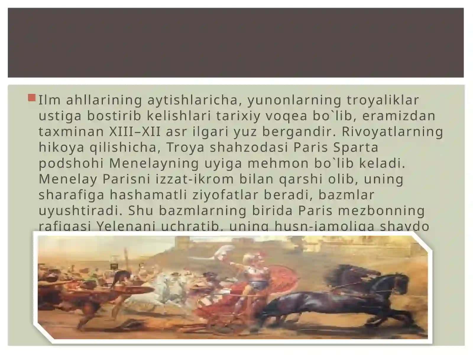 Gomer Iliyada haqida 3
