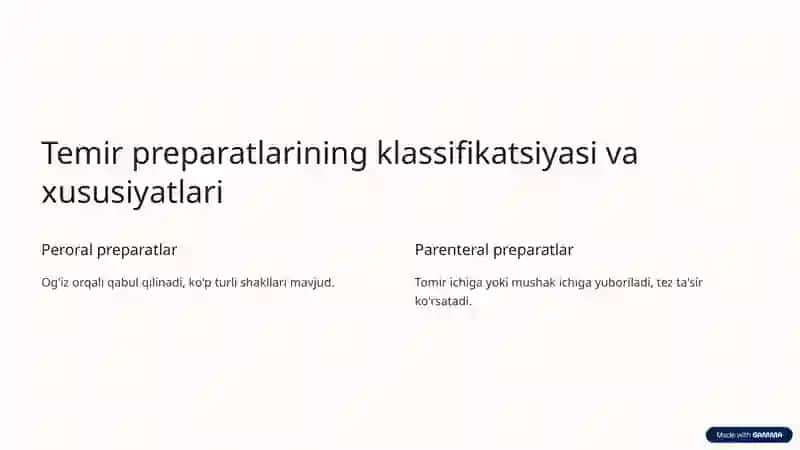 Temir tanqisligi anemiyasi: muammo dolzarbligi 3