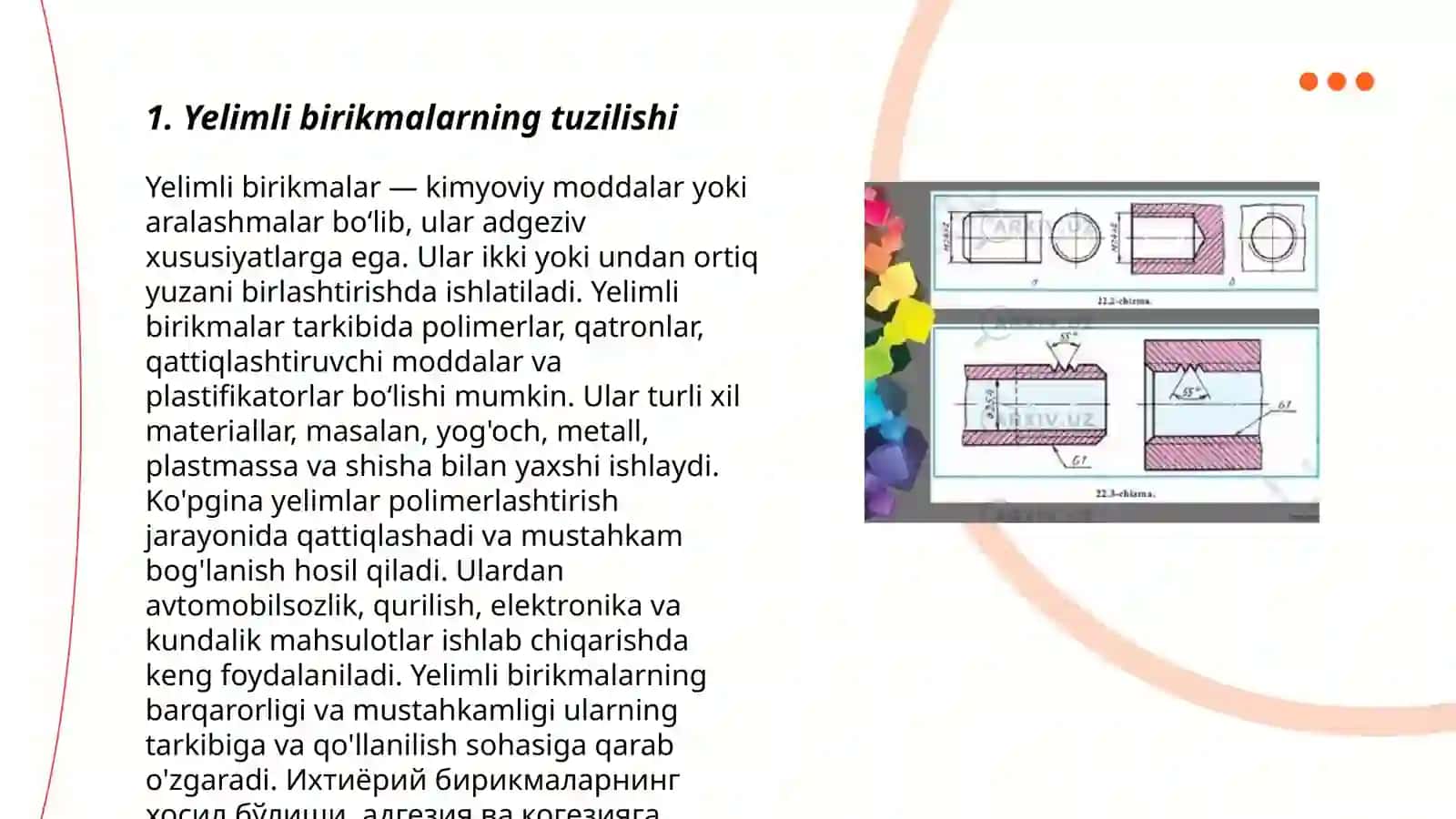Yelimli va nagelli birikmalar 3