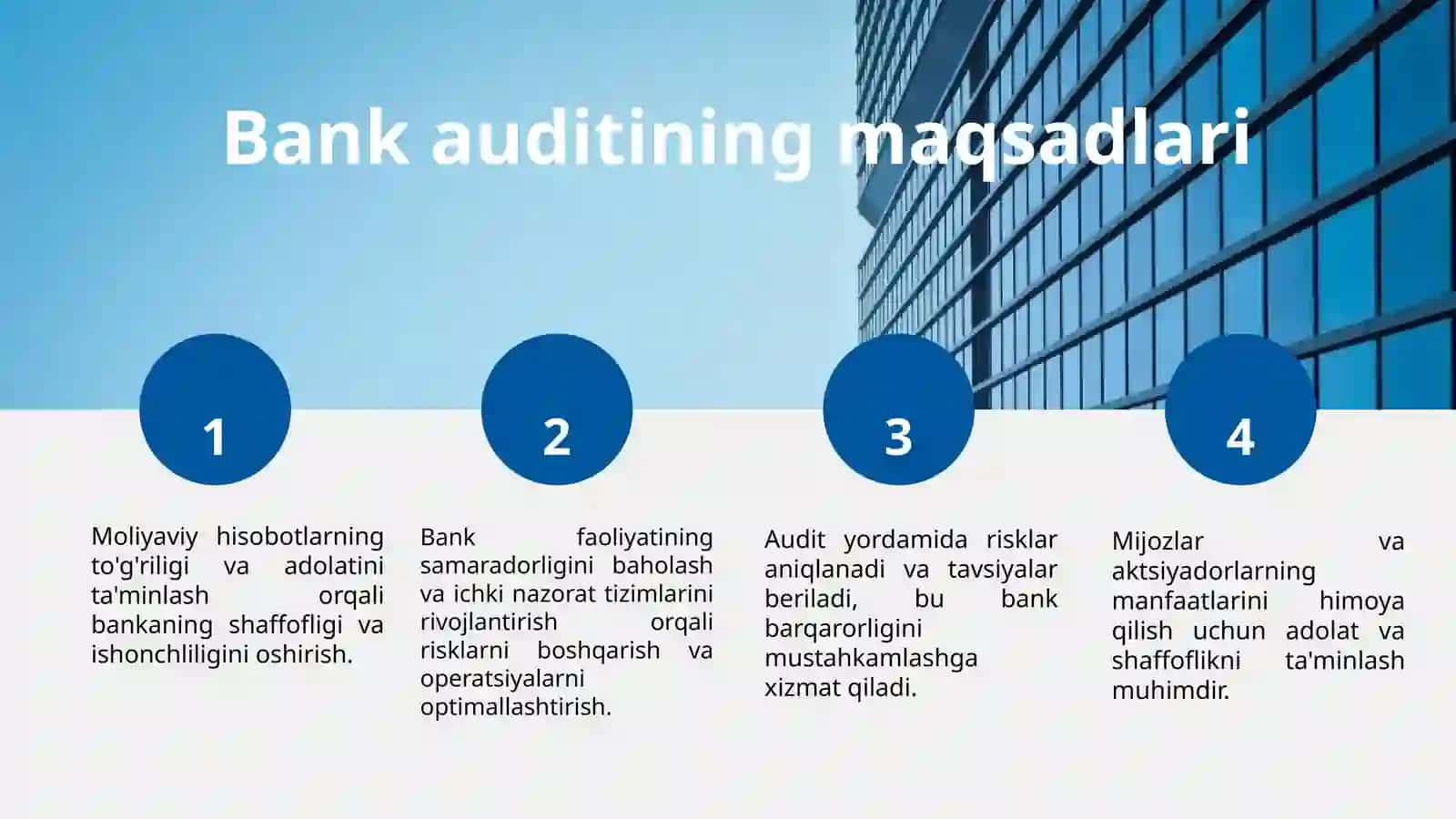 Bank auditini tashkil qilish 3