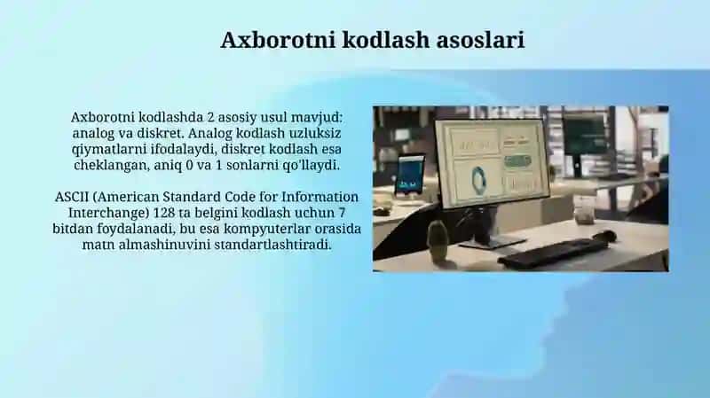 Axborotni kodlash olchash birliklari va sifat korsatkichlari 3