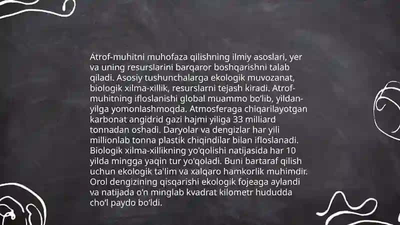 Atrof-muhitni muxofaza qilishning ilmiy asoslari 3
