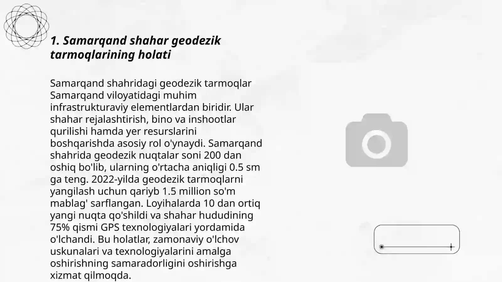 Samarqand shahar geodezik tarmog'ini GNSS asosida takomillashtirish 3