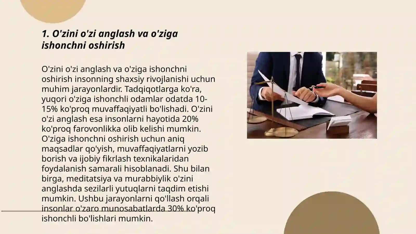 Huquqshunoshning shaxsiy rivojlanishi 3