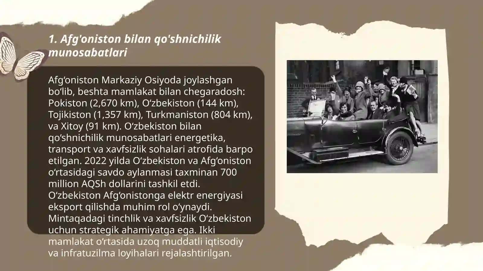 O'zbekiston Afg'oniston munosabatlari 3
