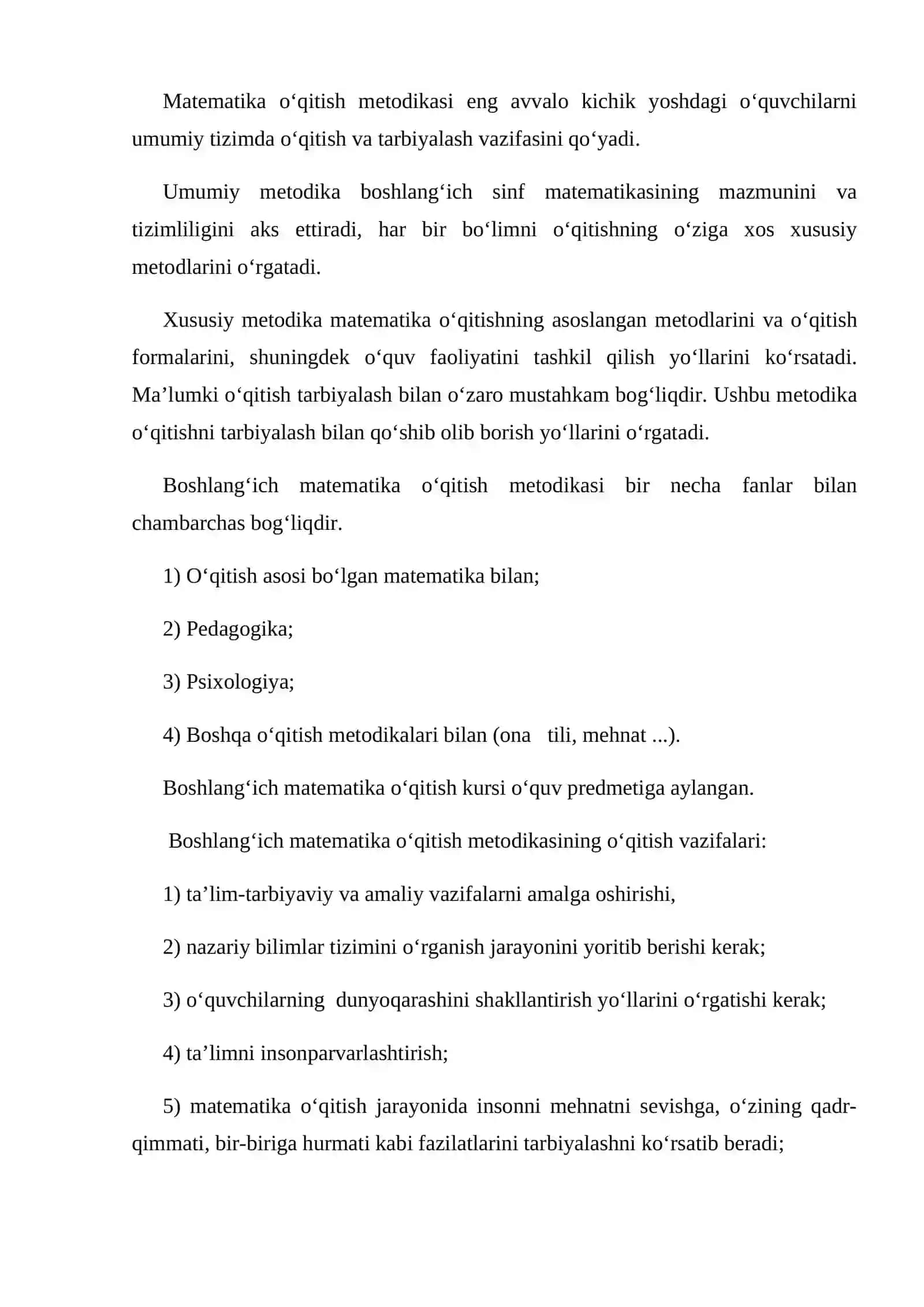 Boshlang'ich sinflarda matematika o'qitish 3