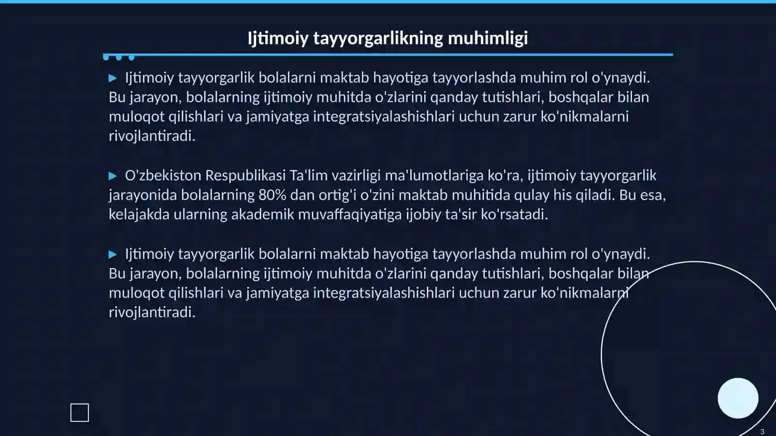 Maktabga ijtimoiy tayyorgarlik 3