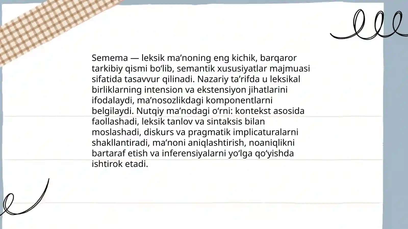 Semema va nutqiy ma'no 3
