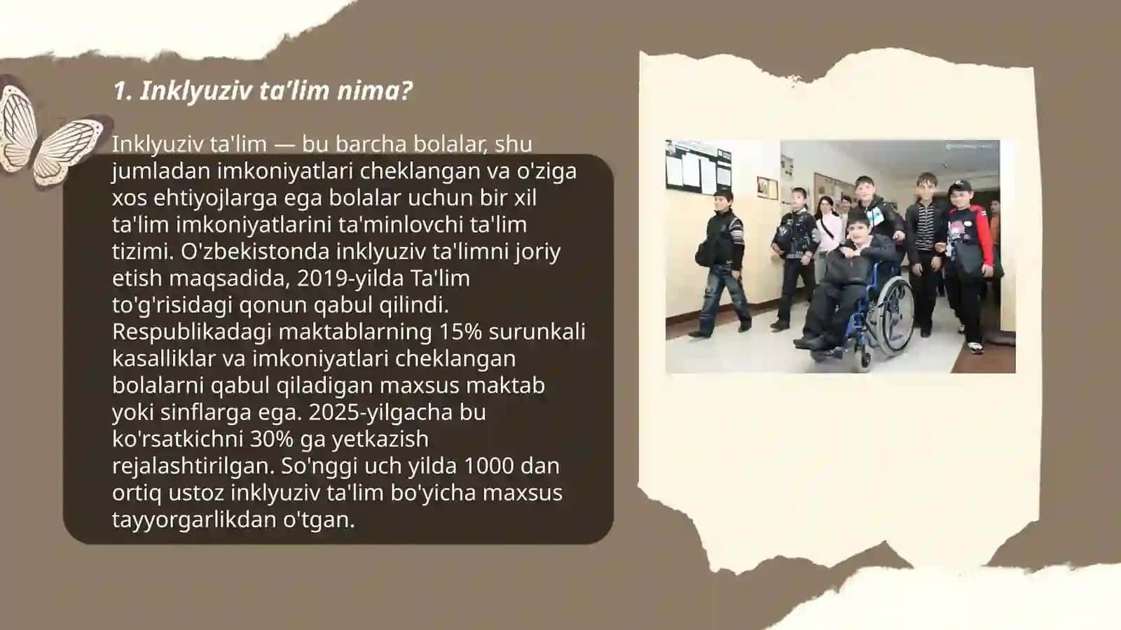Alohida taʼlim ehtiyojlari boʻlgan bolalarning inklyuziv taʼlimi yangi taʼlimiy amaliyot sifatida 3