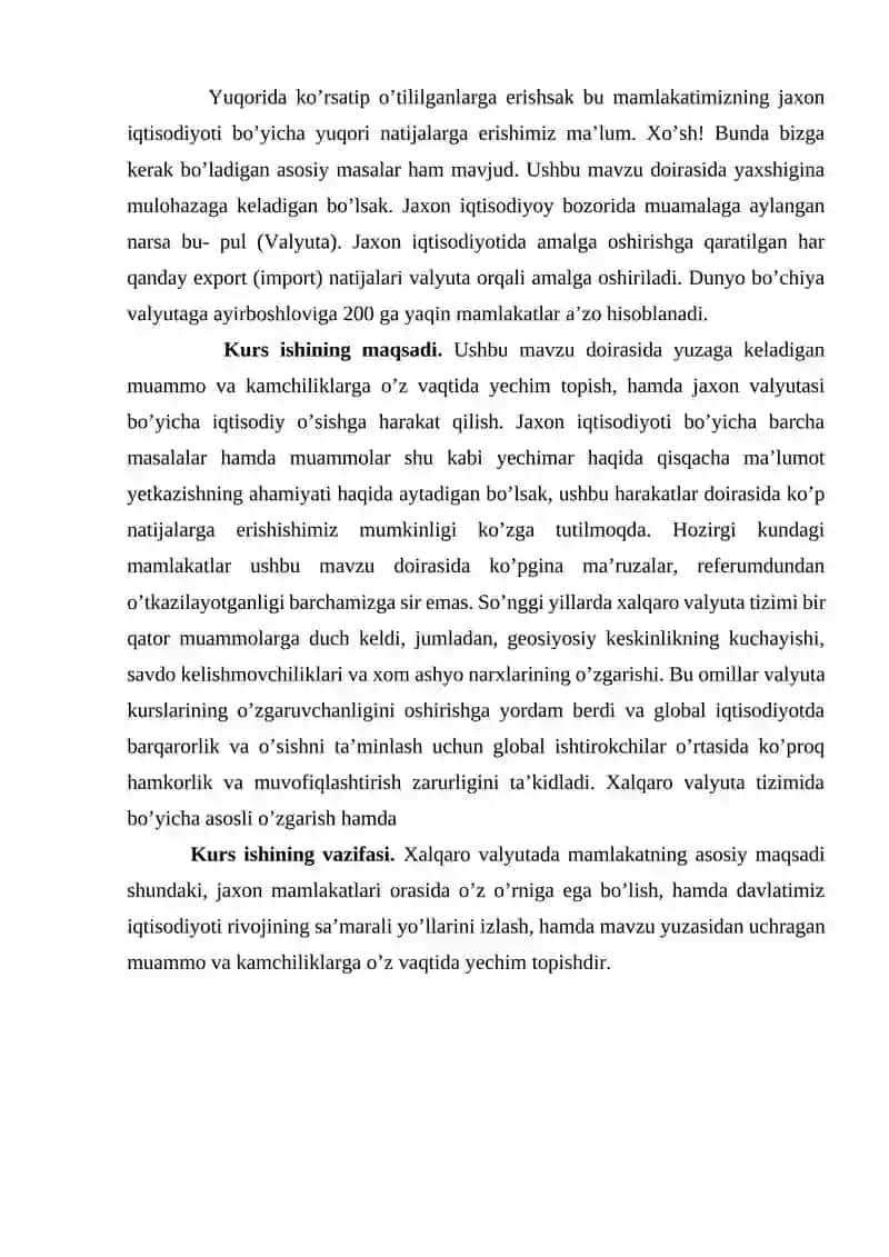 Xalqaro valyuta tizimlari o'rtasidagi farqlar 3