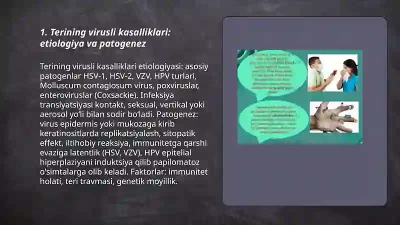 Terining virusli kasalliklari etiologiyasi klinikasi davosi 3