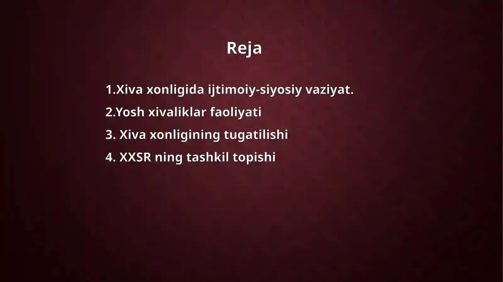 XXSRning tashkil topishi 3