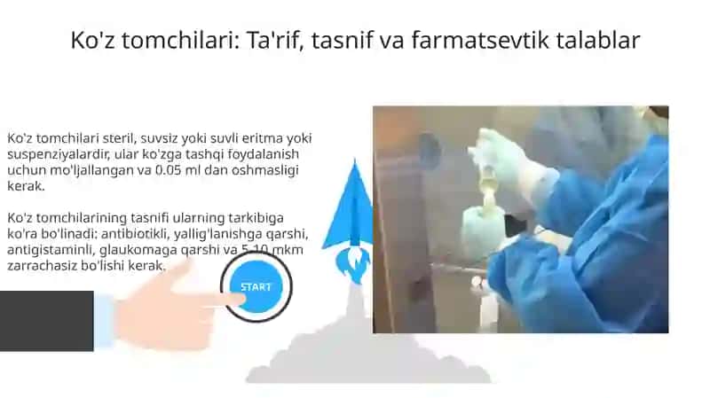 Koʼzga ishlatiladigan dorilar tayyorlashning oʻziga xos usullari 3