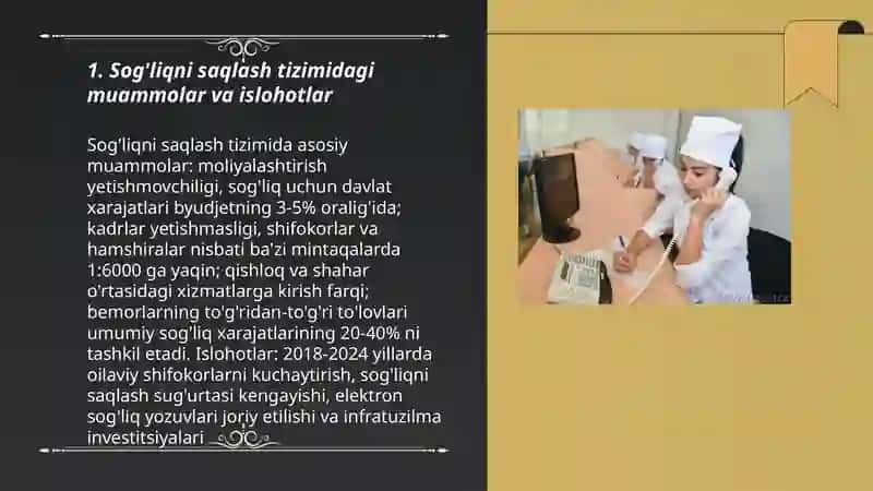 Salomatlik muammolari va tibbiy ijtimoiy xizmatlar 3