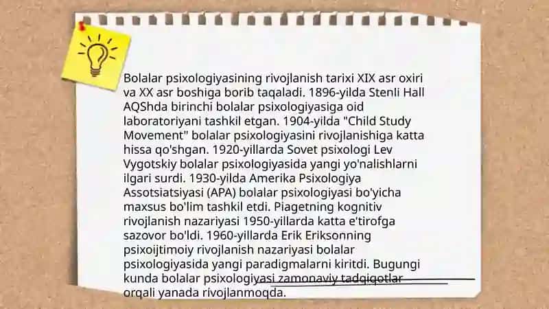 Bolalar psixologiyasiga kirish 3