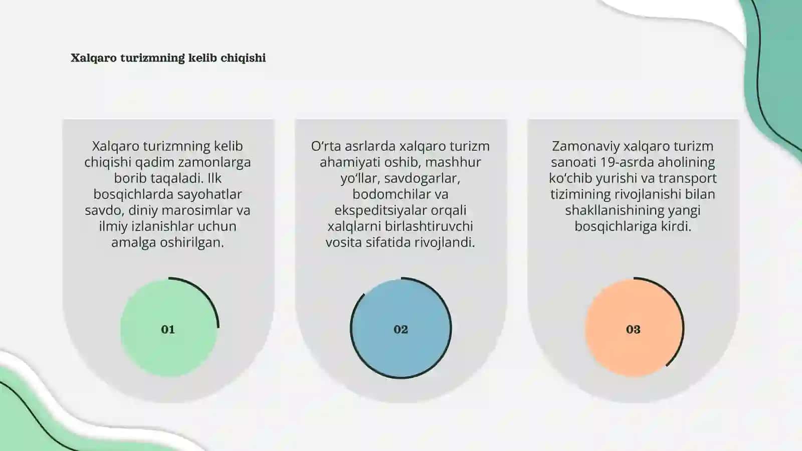 Xalqaro turizm tarixi 3