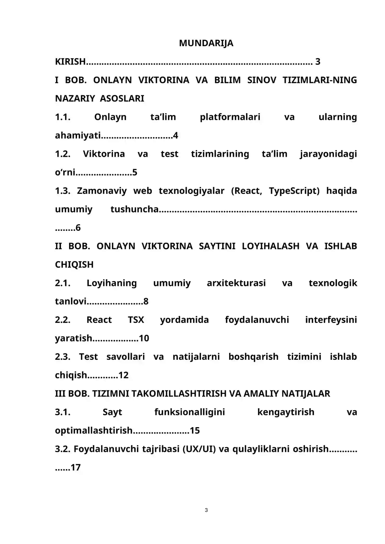 ONLAYN VIKTORINA VA BILIM SINOV TIZIMLARI-NING NAZARIY ASOSLARI 3