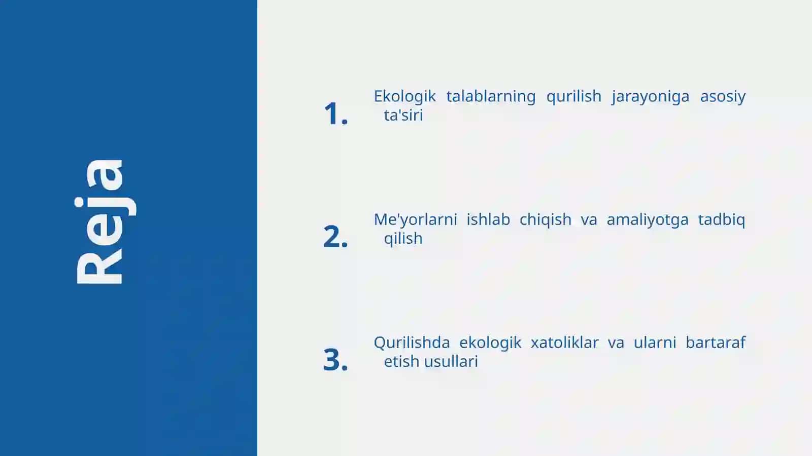 Qurilishda ekologik talablar va me'yorlar 3