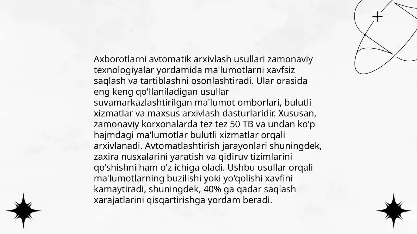 Axborotlarni arxivlash usullari 3