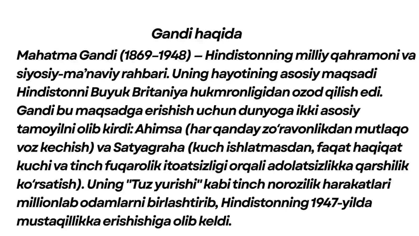 Mahatma Gandining falsafiy axloqiy qarashlari 3