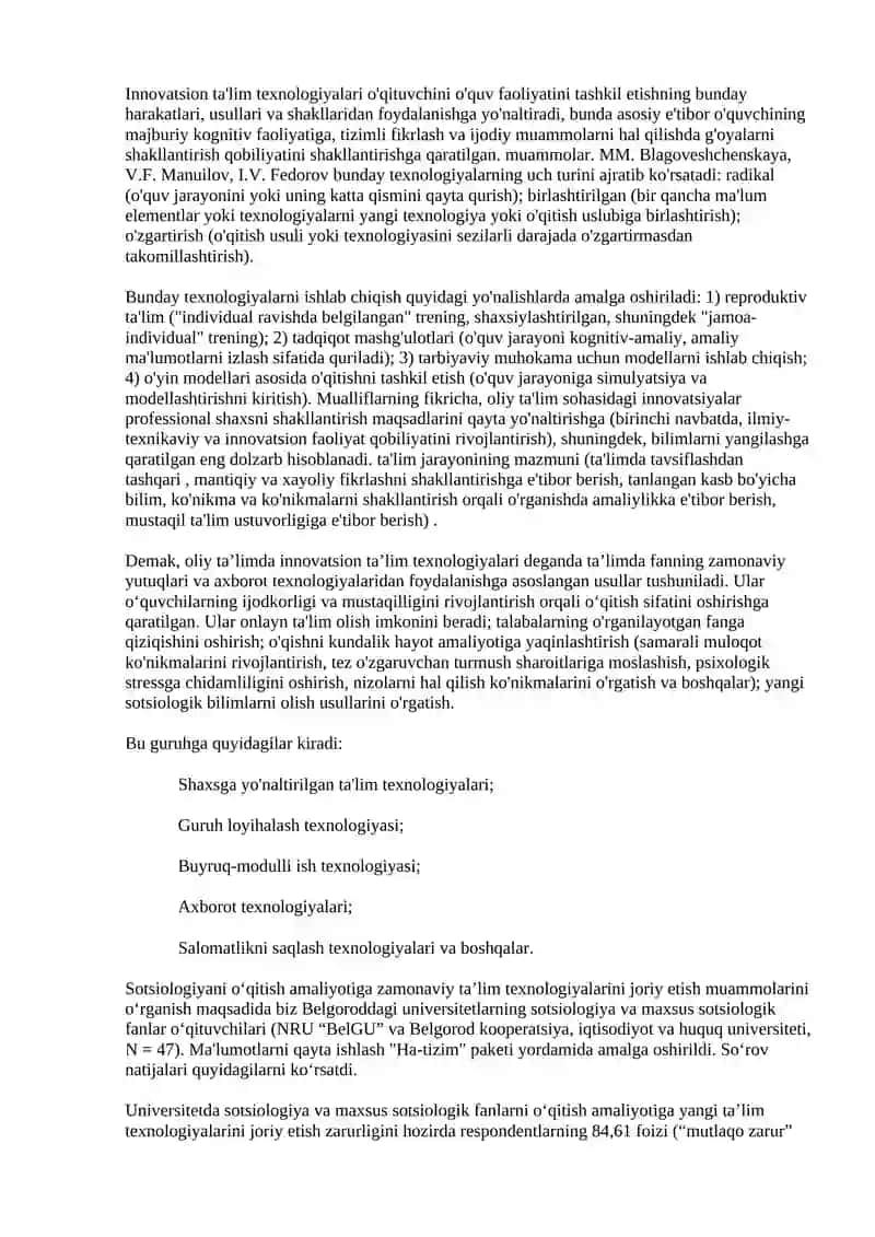 Innovatsion ta'lim texnologiyalari 3