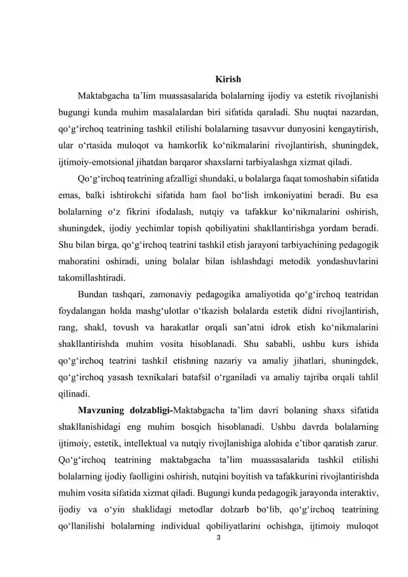 Maktabgacha ta'lim tashkilotlarida qoʻgʻirchoq teatrini tashkil etish va qoʻgʻirchoq yasash usullari 3