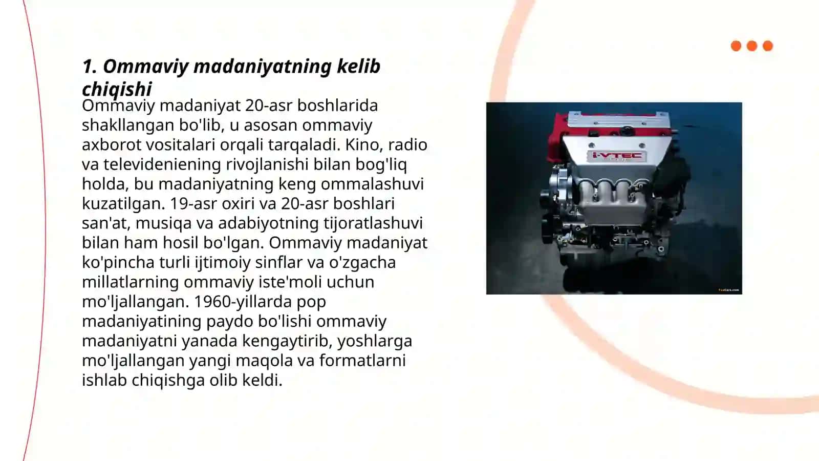 Ommaviy madaniyatning shakllanish tarixi va uning turlari 3