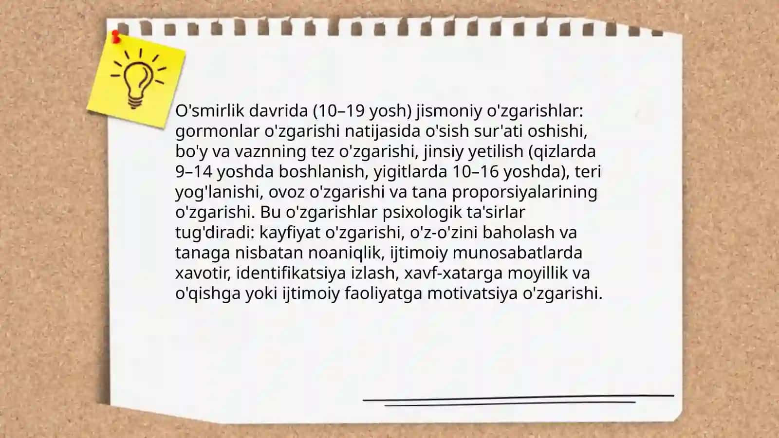 O'smirlik davrining psixologik xususiyatlari 3
