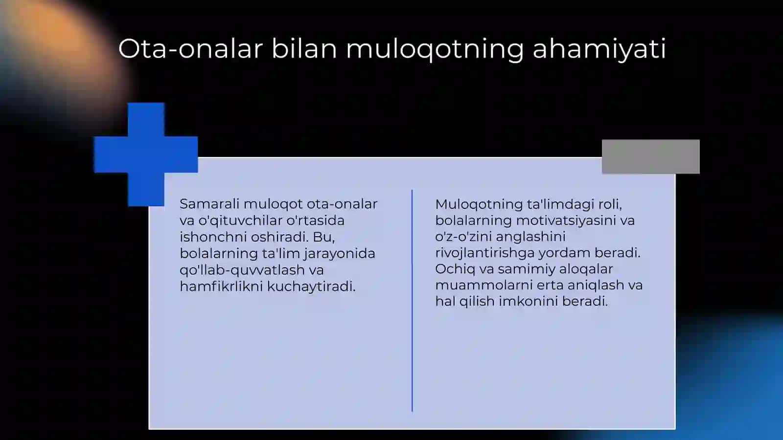 Ota-onalar bilan hamkorlikni yo'lga qoyishning pedagogik-psixologik shart sharoitlari 3