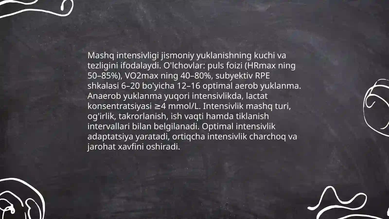 Jismoniy mashqlarning ta'sirini belgilovchi omillar 3