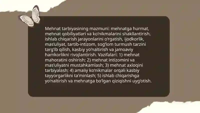 Mehnat tarbiyasi 3