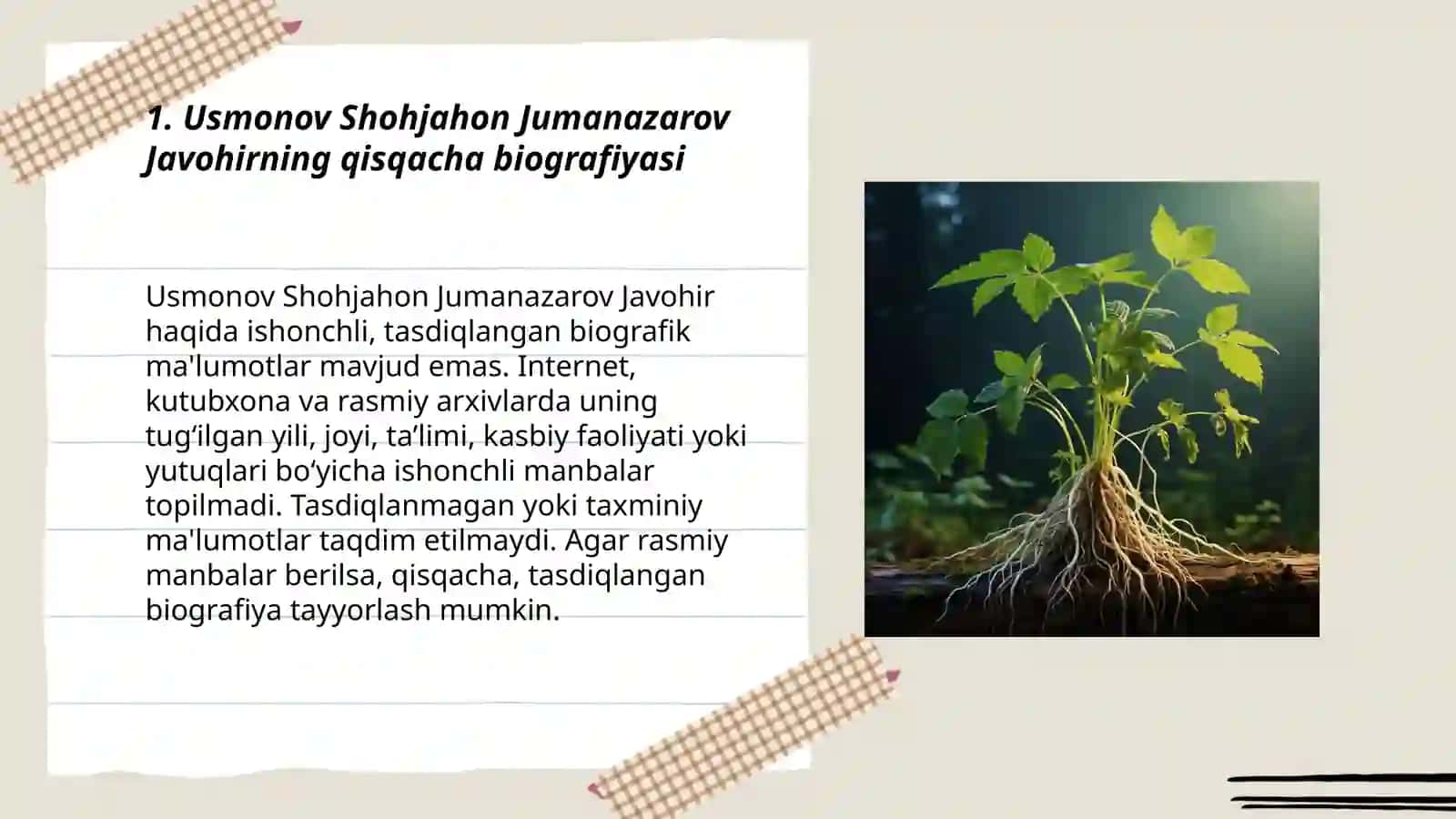 Usmonov Shohjahon Jumanazarov Javohirning qisqacha biografiyasi 3
