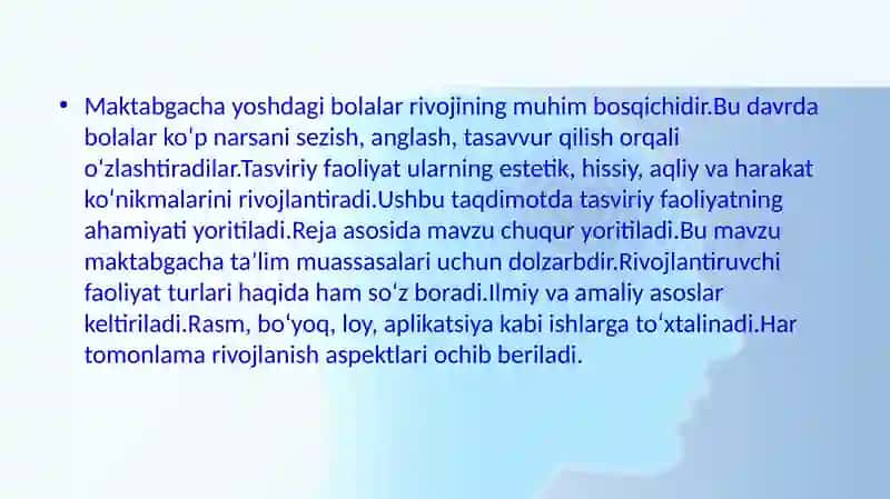 Tasviriy Faoliyatlar 3