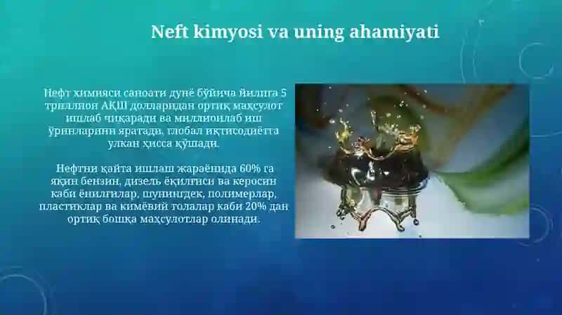 Neft kimyosi va uning ahamiyati 3