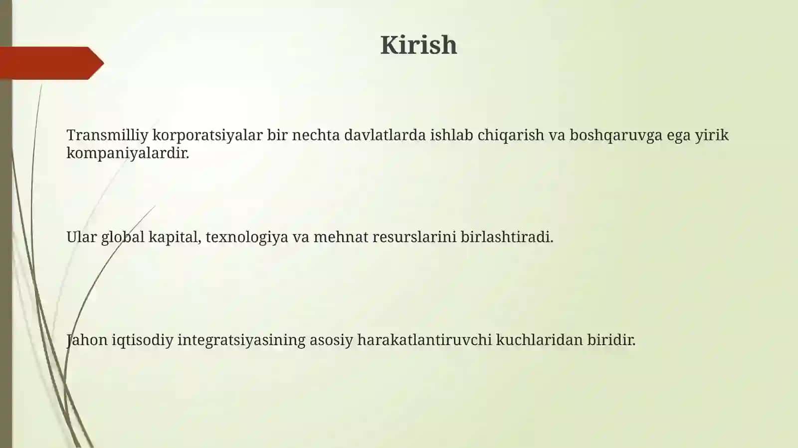 Jahon iqtisodiyotida transmilliy korporasiyalarning tutgan o'rni 3