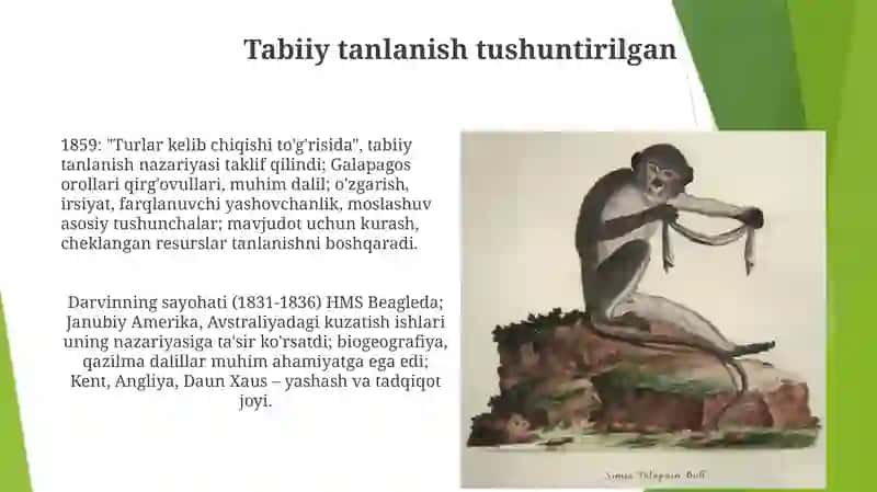 Charliz Darvinning hayoti va ilmiy faoliyat 3