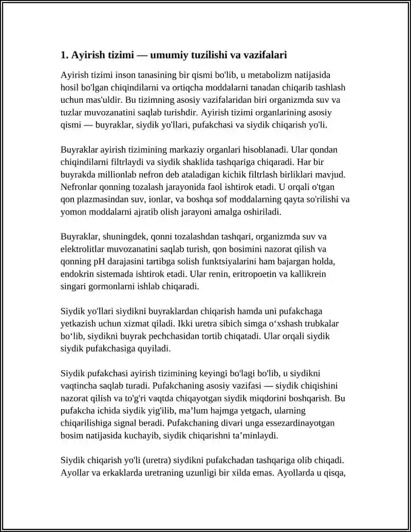 AYIRISH TIZIMI 3