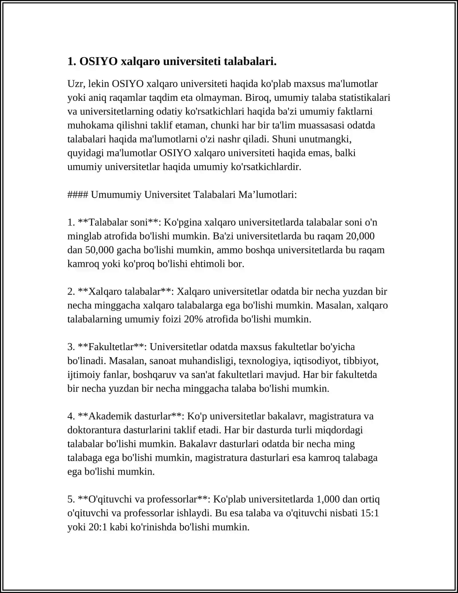 OSIYO XALQARO UNVERTET 3