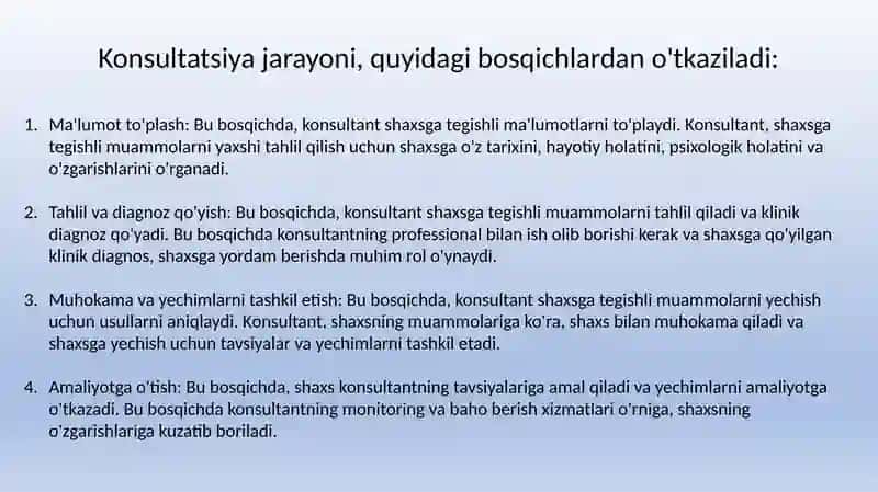 Konsultatsiya bosqichlari 3