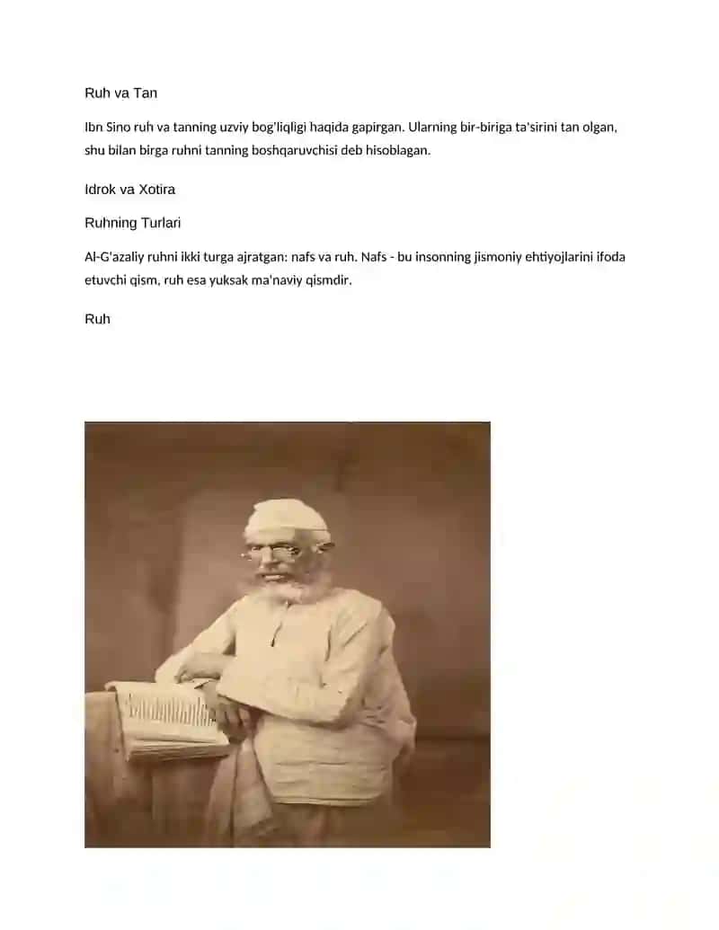 Sharq Mutafakkirlarining Psixologik Qarashlari 3