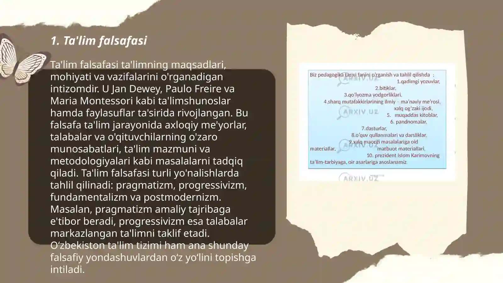 Ta'lim falsafasi 3