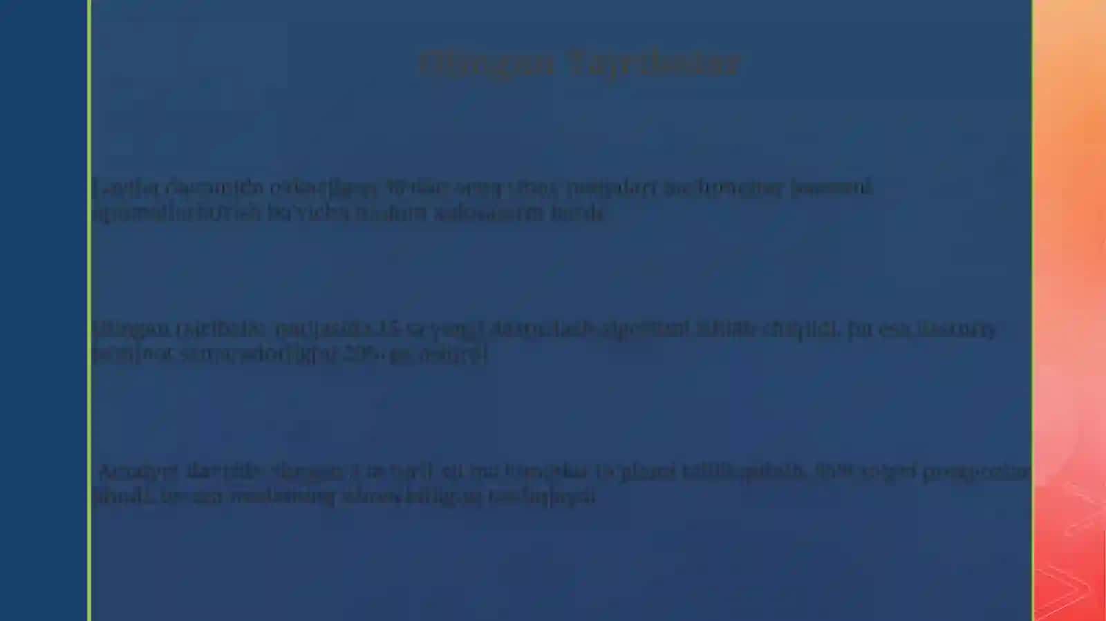 Amalyotjaryonidabajarilganishlaryuzasidanhisobat 3